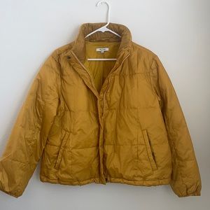 Madewell travel buddy packable puffer jacket coat